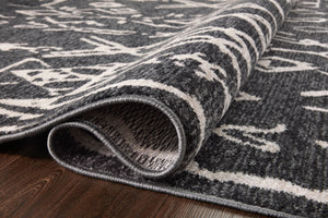 Vance Charcoal / Dove (Pattern 4) shown from a different angle to reveal its pattern.