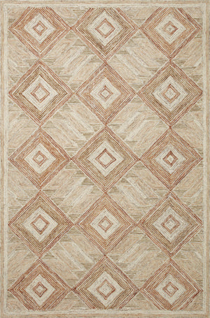 Varena Sand / clay — a Loloi rug at Laurie Yapp Home.