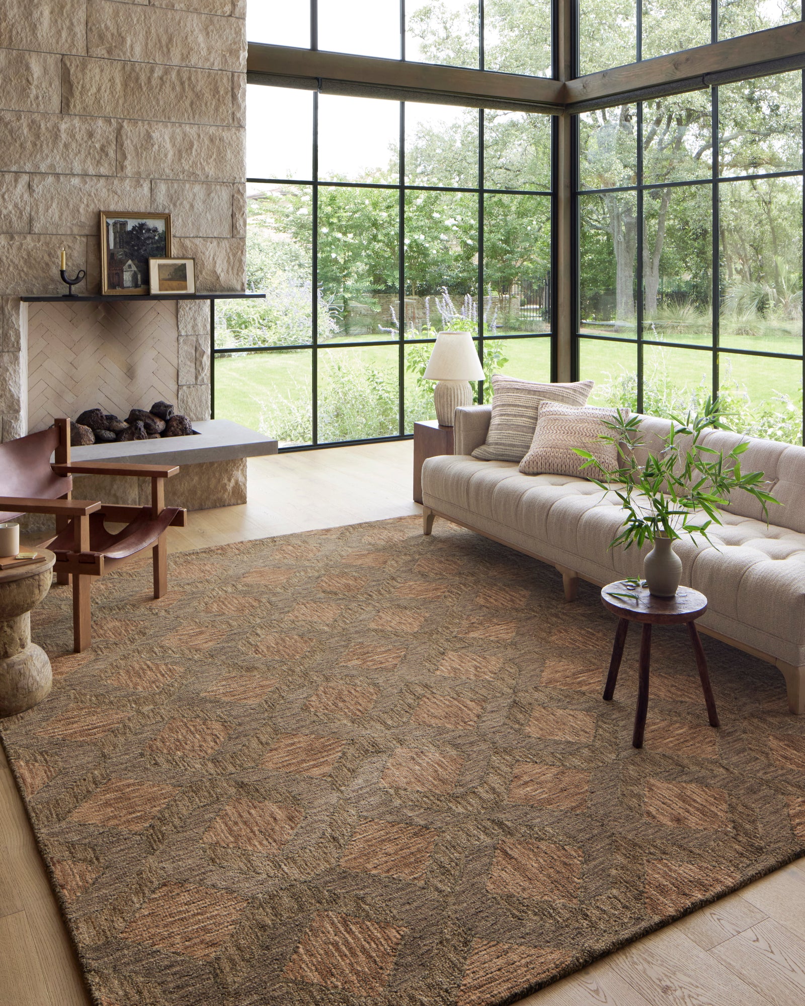 Varena Rust / Bark — a Loloi rug at Laurie Yapp Home.