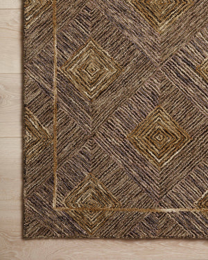 Varena Plum / Gold shown from a different angle to reveal its pattern.
