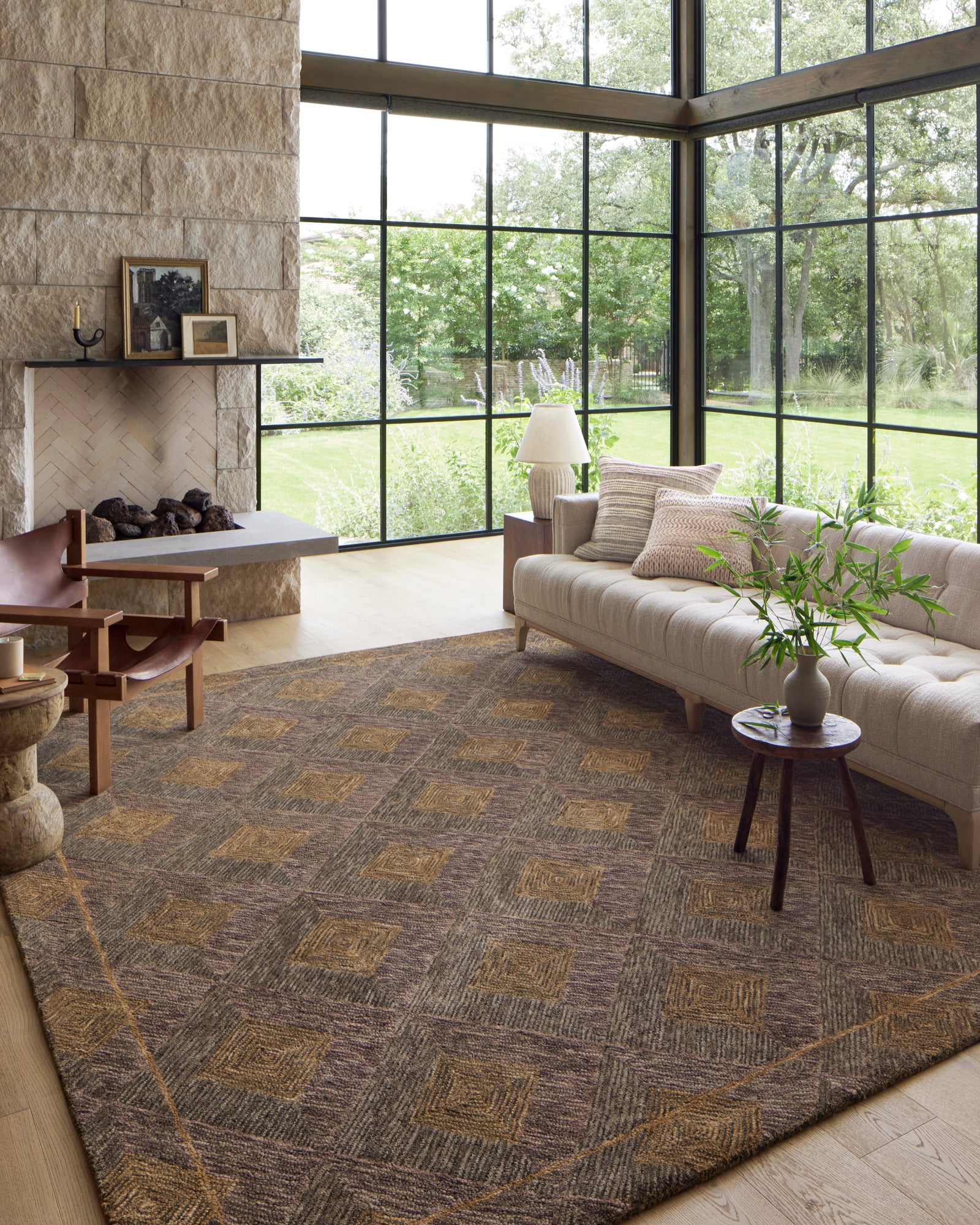 Varena Plum / Gold — a Loloi rug at Laurie Yapp Home.