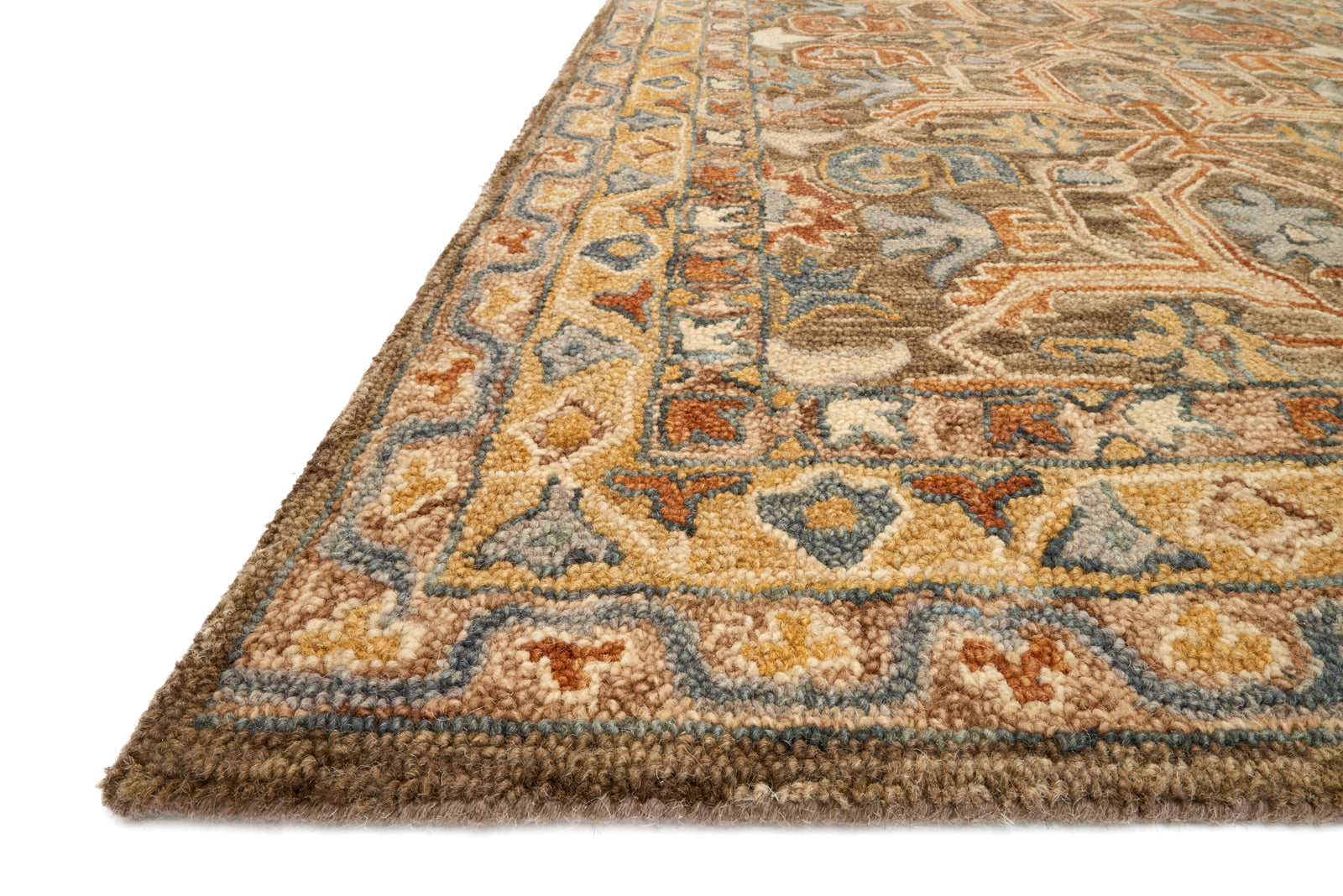 Victoria Walnut / Multi — a Loloi rug at Laurie Yapp Home.