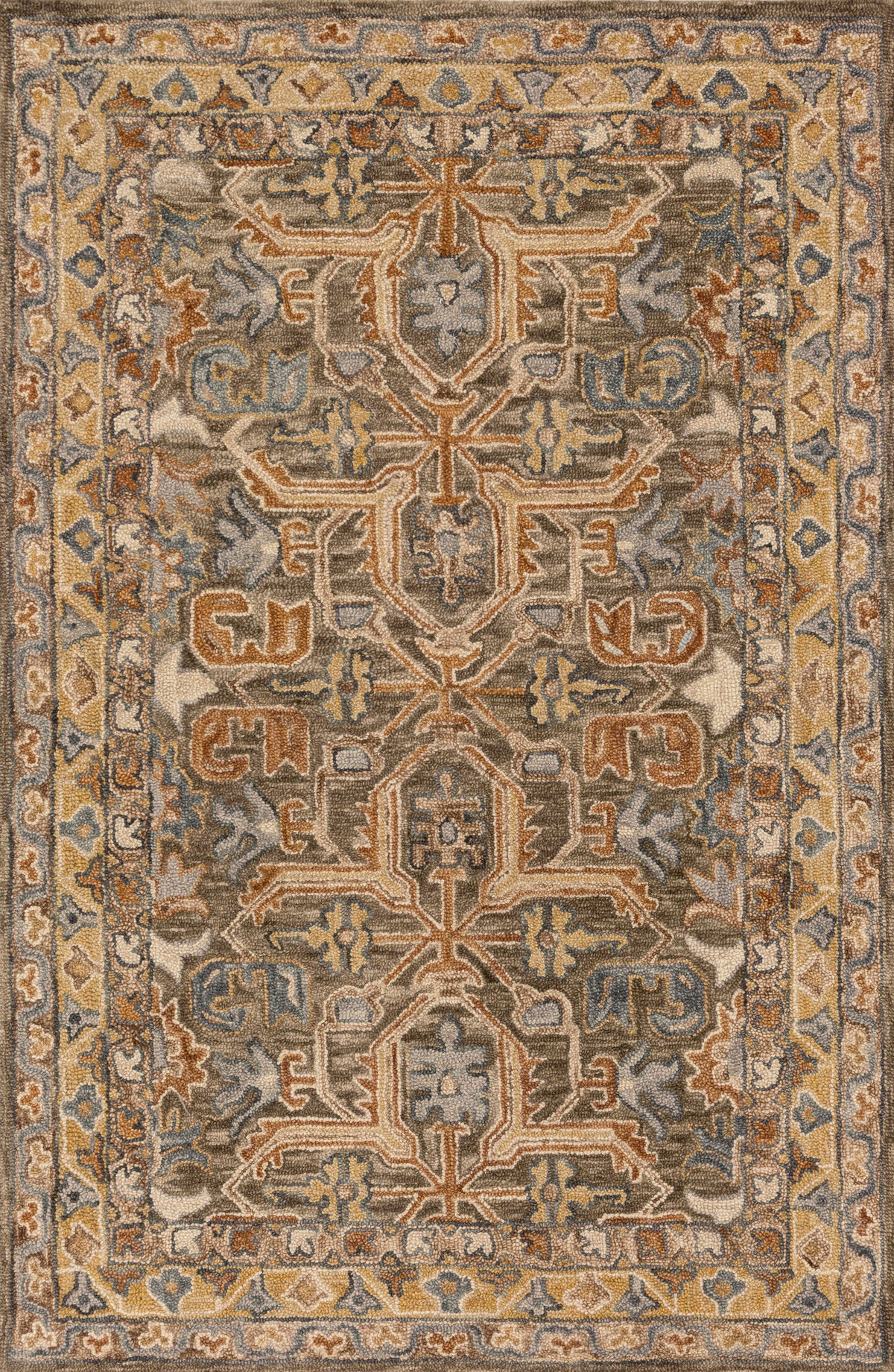 Victoria Walnut / Multi — a Loloi rug at Laurie Yapp Home.