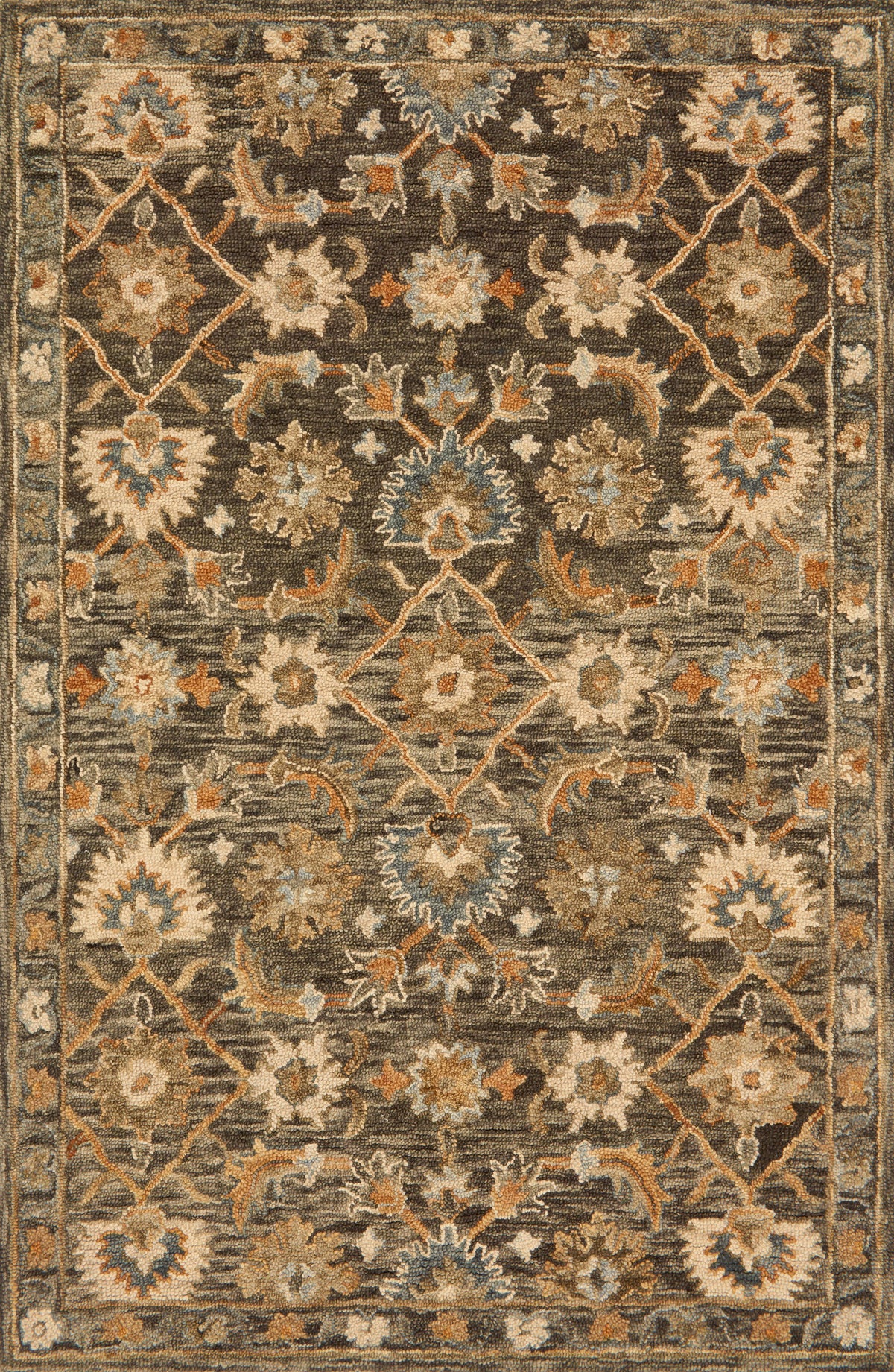 Victoria Dk Taupe / Multi — a Loloi rug at Laurie Yapp Home.