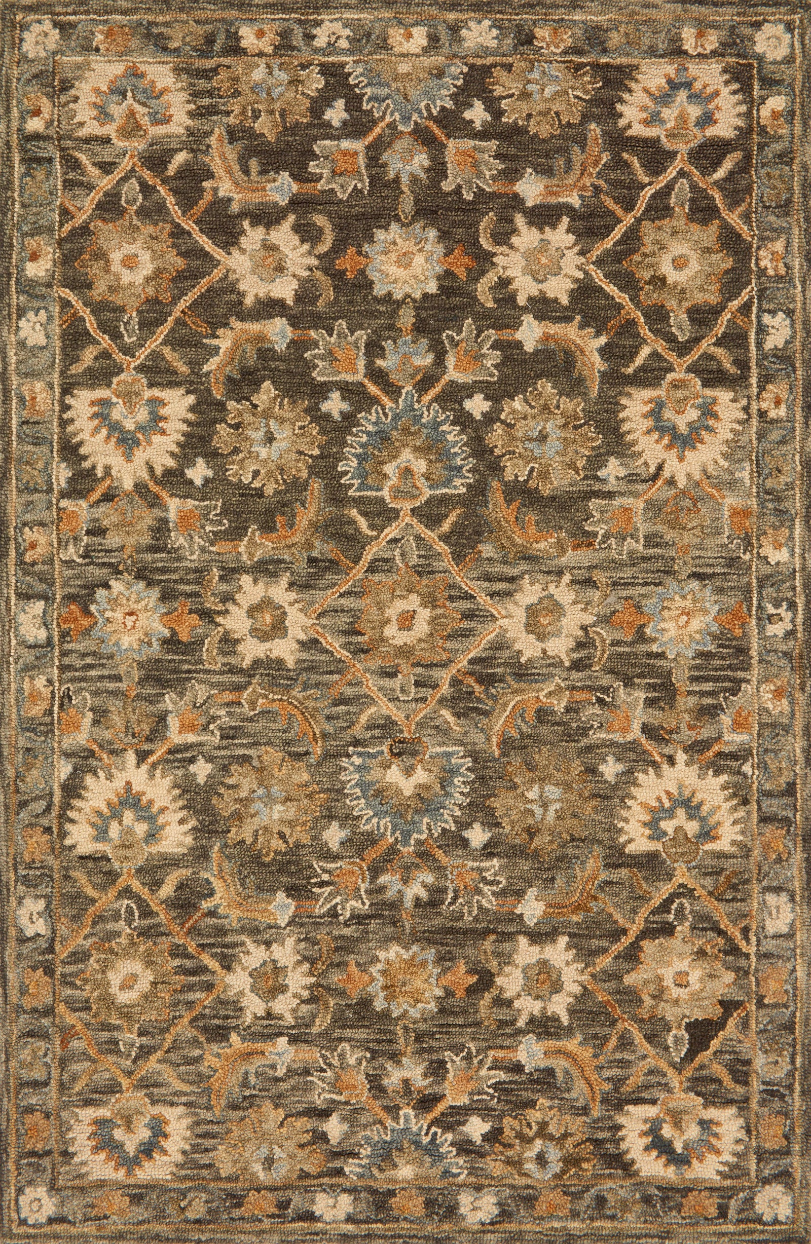 Victoria Dk Taupe / Multi — a Loloi rug at Laurie Yapp Home.