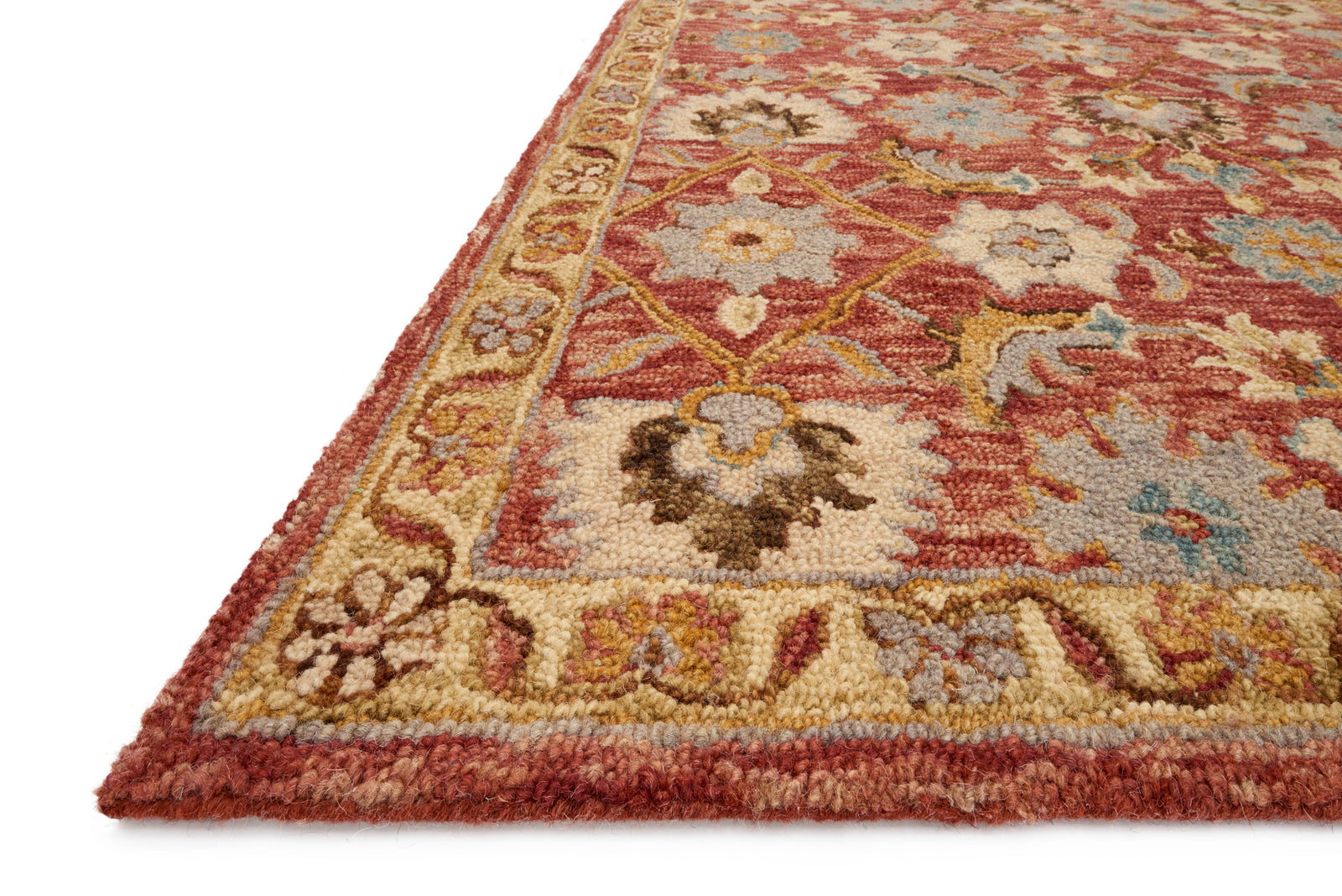 Victoria Terracotta / Gold — a Loloi rug at Laurie Yapp Home.