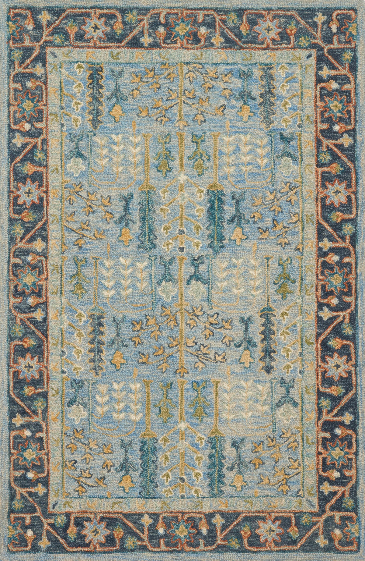 Victoria Lt Blue / Dk Blue — a Loloi rug at Laurie Yapp Home.