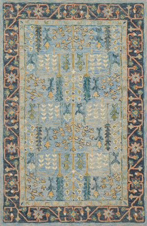 Victoria Lt Blue / Dk Blue — a Loloi rug at Laurie Yapp Home.