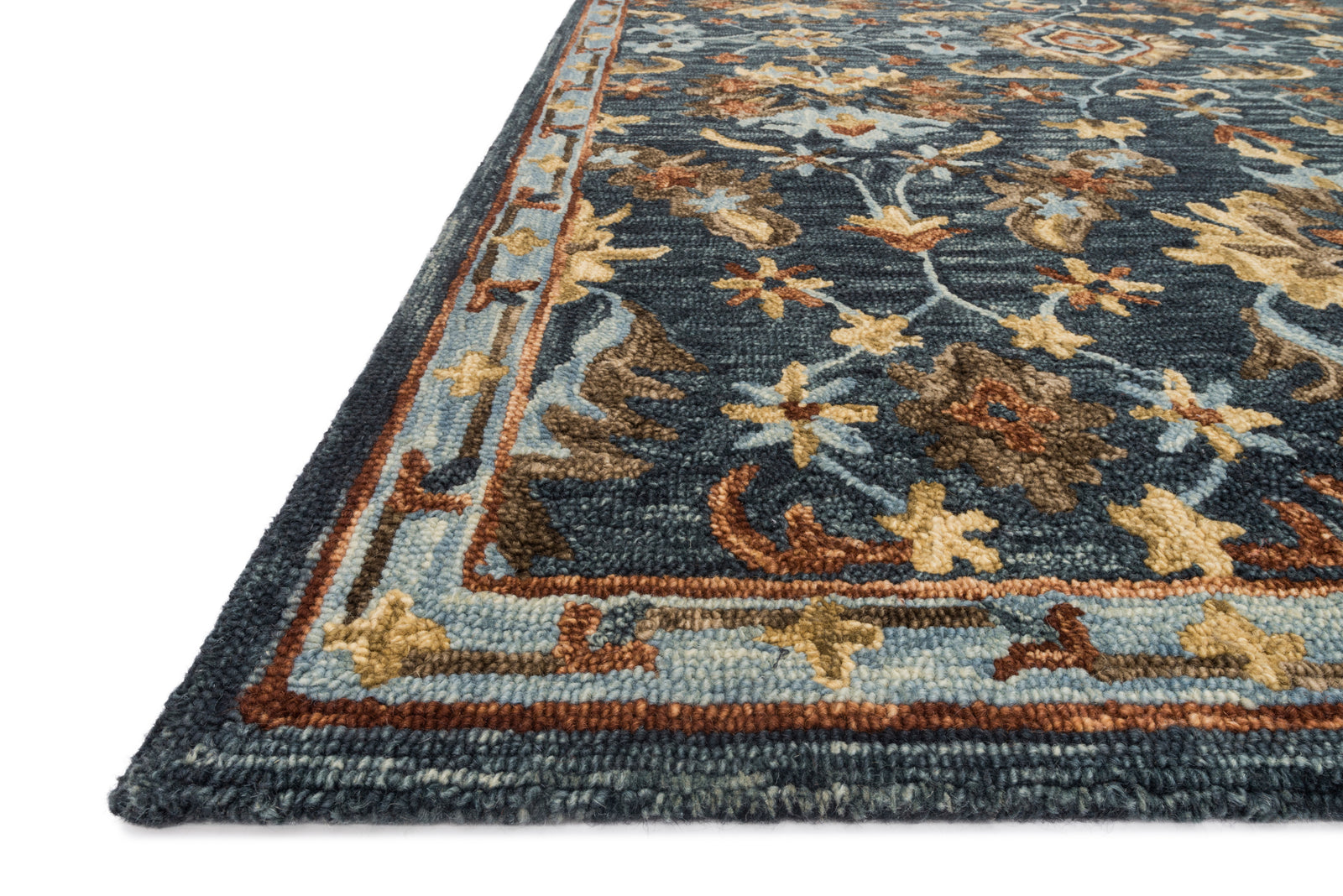 Victoria Denim / Multi — a Loloi rug at Laurie Yapp Home.