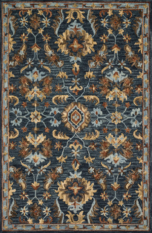 Victoria Denim / Multi — a Loloi rug at Laurie Yapp Home.