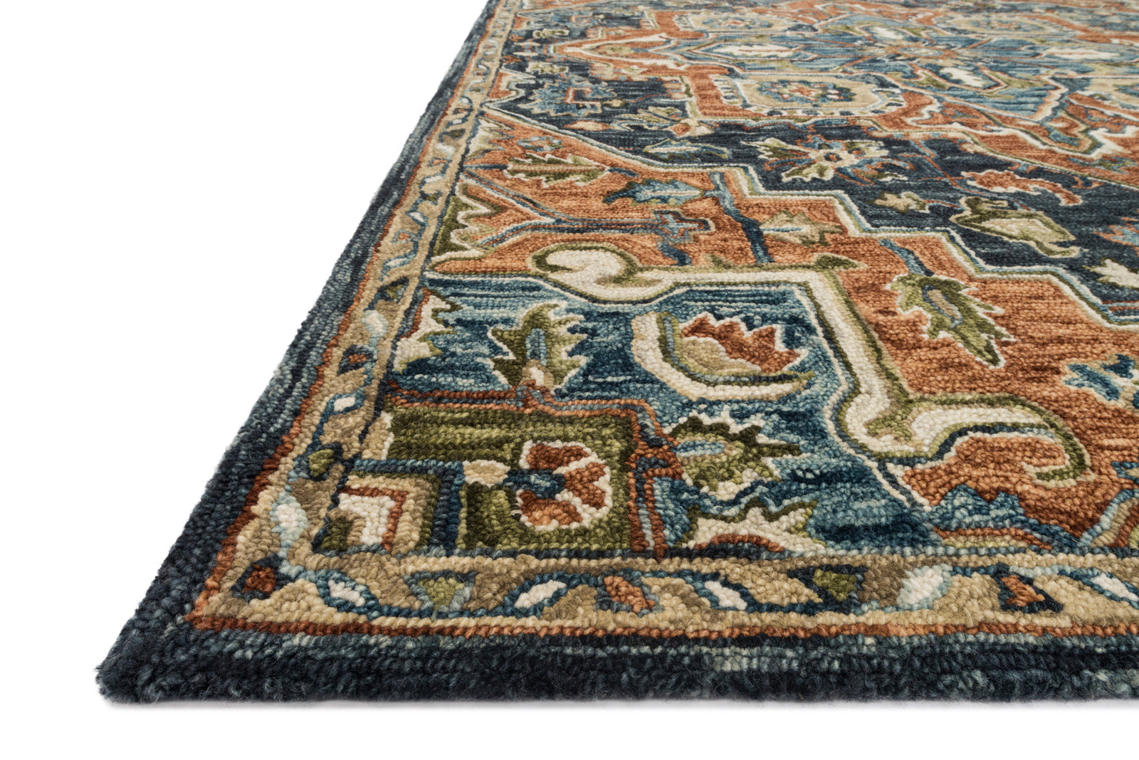 Victoria Rust / Multi — a Loloi rug at Laurie Yapp Home.