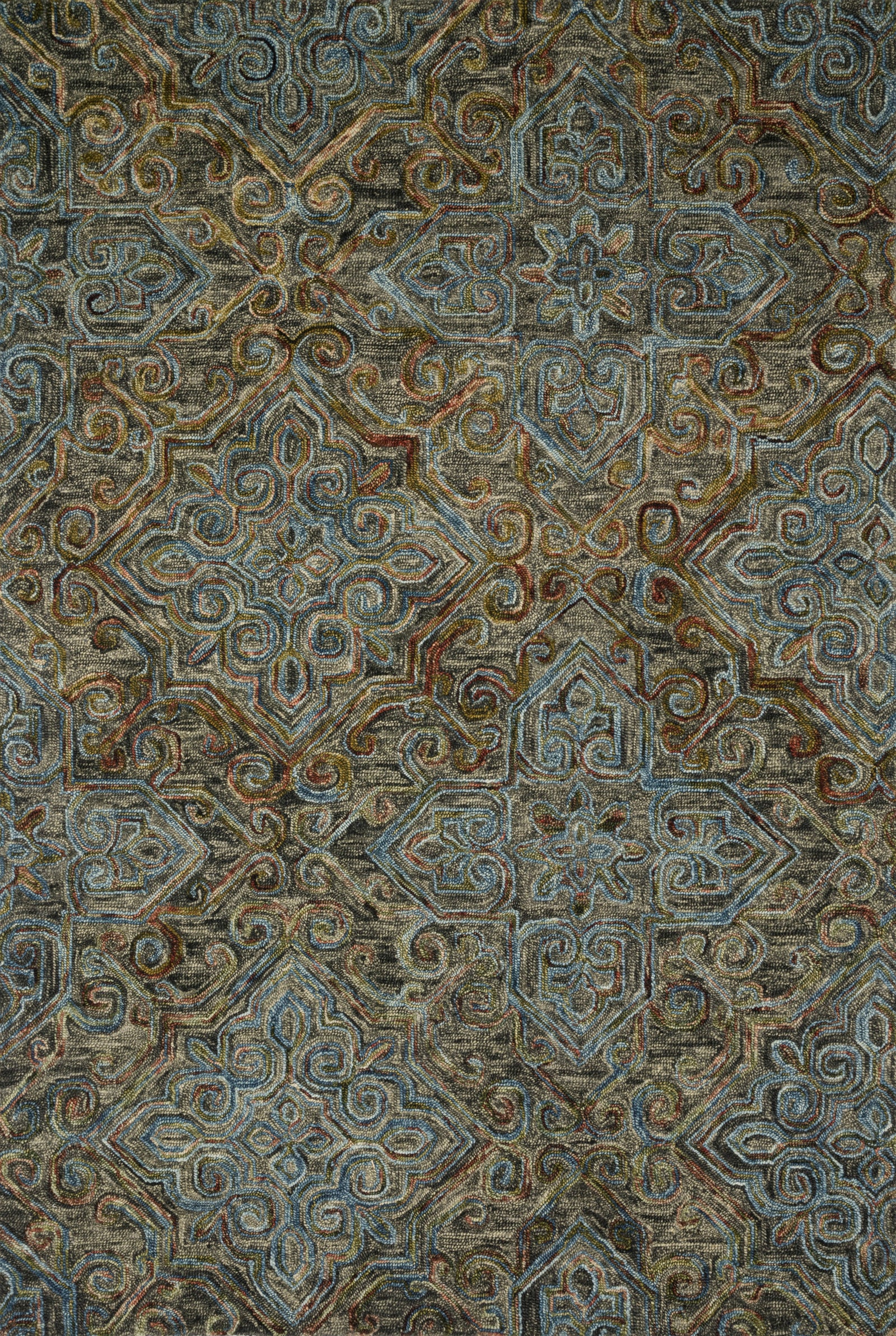 Victoria Charcoal / Multi — a Loloi rug at Laurie Yapp Home.
