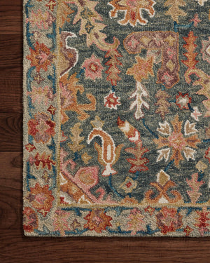 Victoria Navy / Multi shown from a different angle to reveal its pattern.