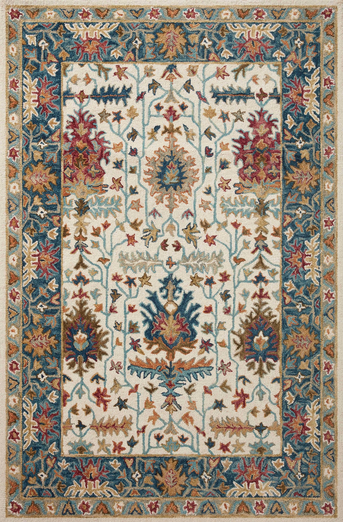 Victoria Ivory / Sky — a Loloi rug at Laurie Yapp Home.