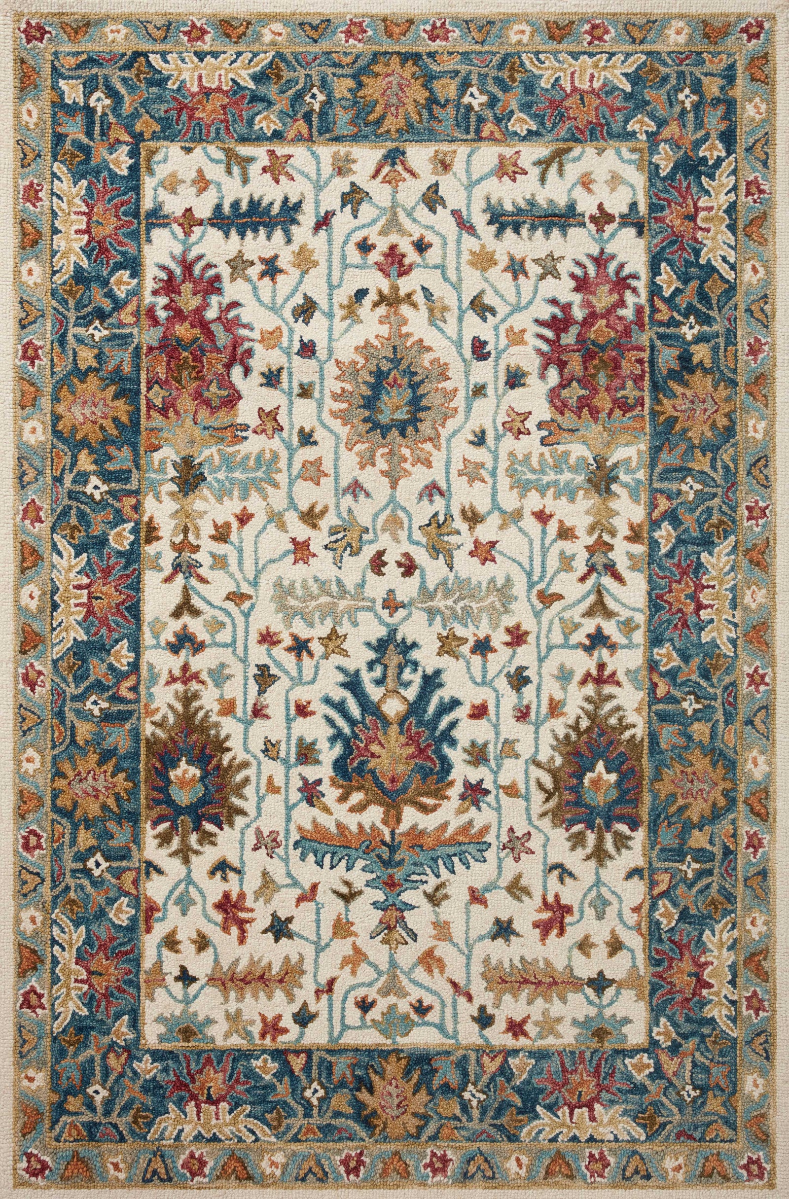 Victoria Ivory / Sky — a Loloi rug at Laurie Yapp Home.