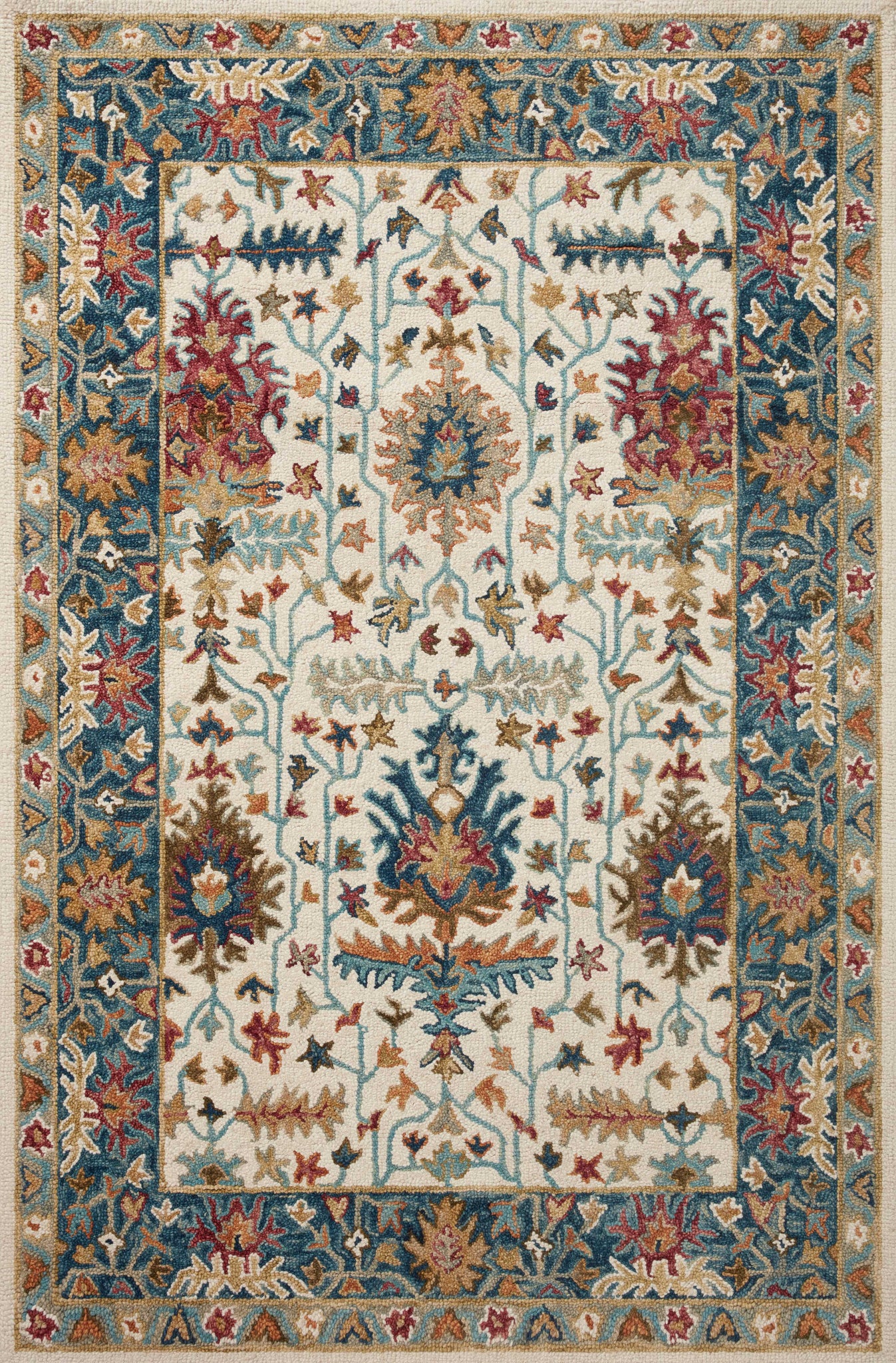 Victoria Ivory / Sky — a Loloi rug at Laurie Yapp Home.