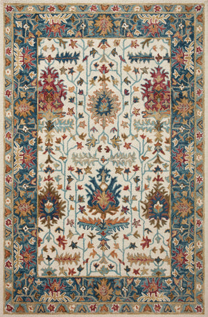 Victoria Ivory / Sky — a Loloi rug at Laurie Yapp Home.