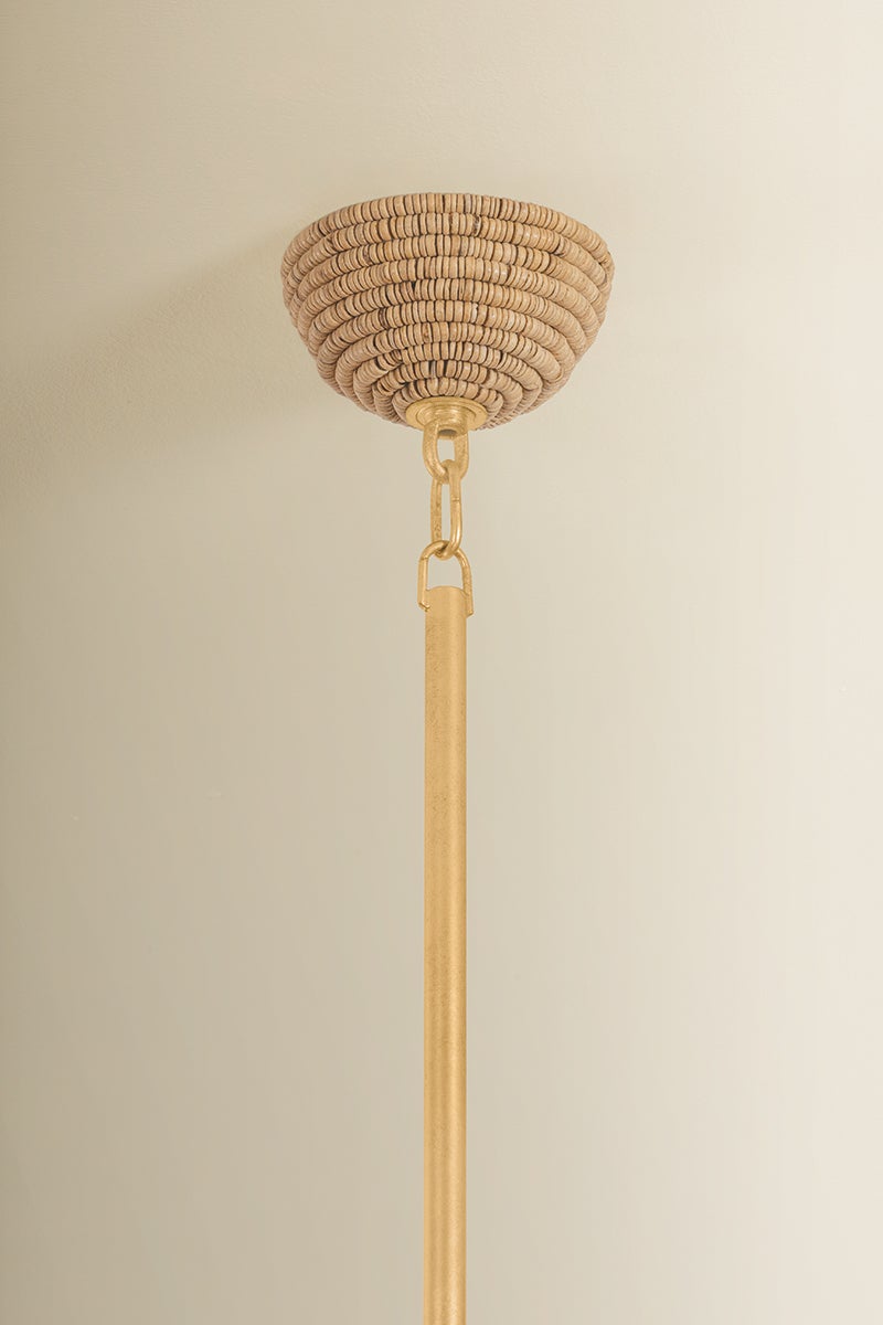 Varanasi Chandelier 30" — a Corbett chandelier for dining rooms, entries, and living rooms at Laurie Yapp Home.