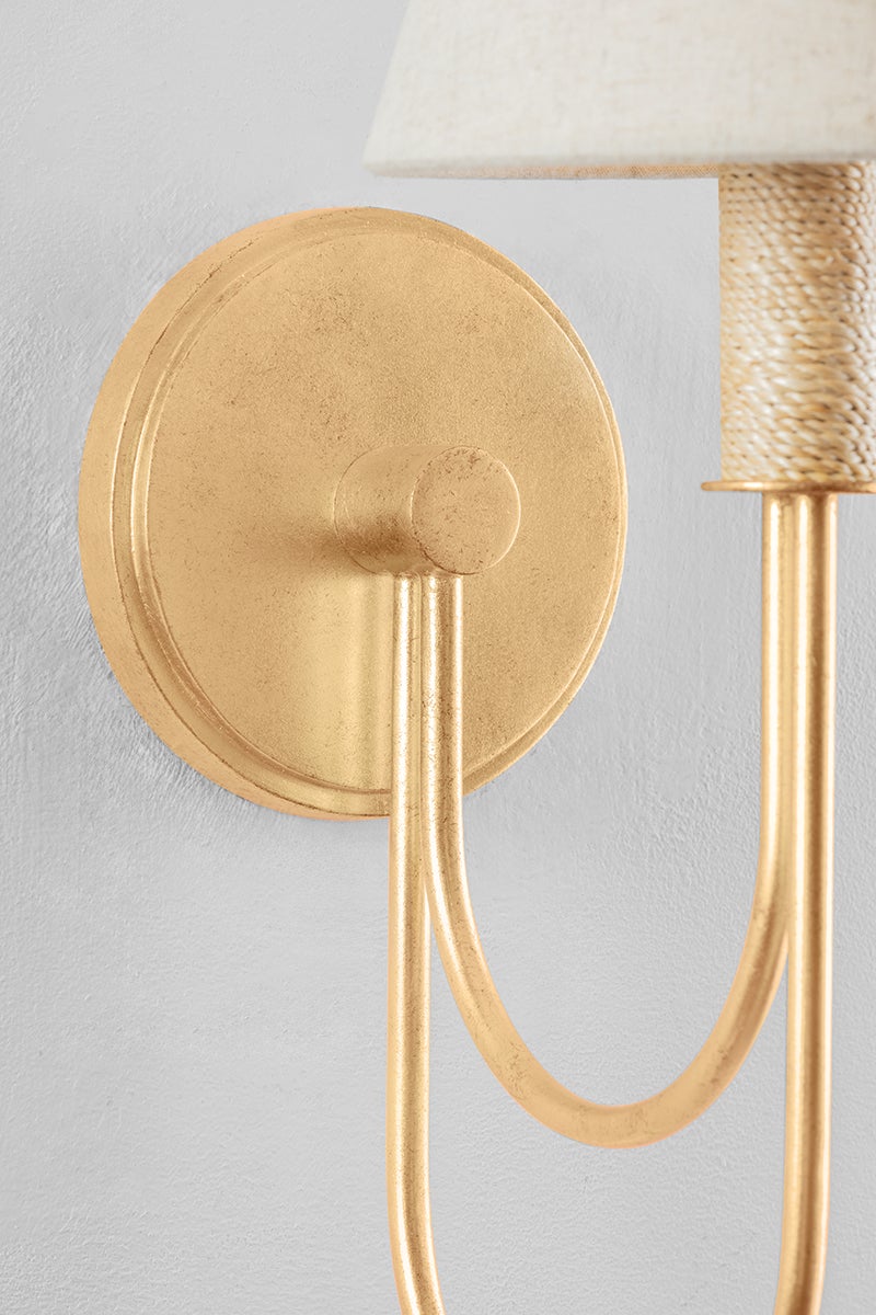 Warrensburg Wall Sconce — a Hudson Valley wall sconce for bathrooms, hallways, and living rooms at Laurie Yapp Home.