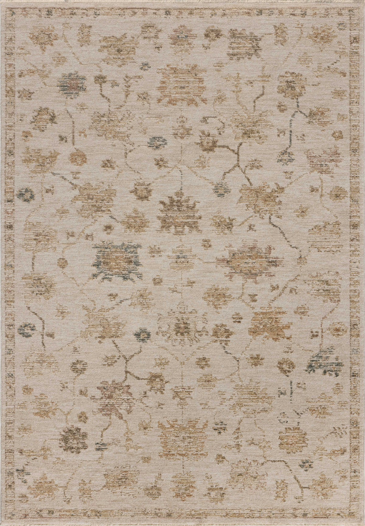 Willa Bone / Multi — a Loloi rug at Laurie Yapp Home.