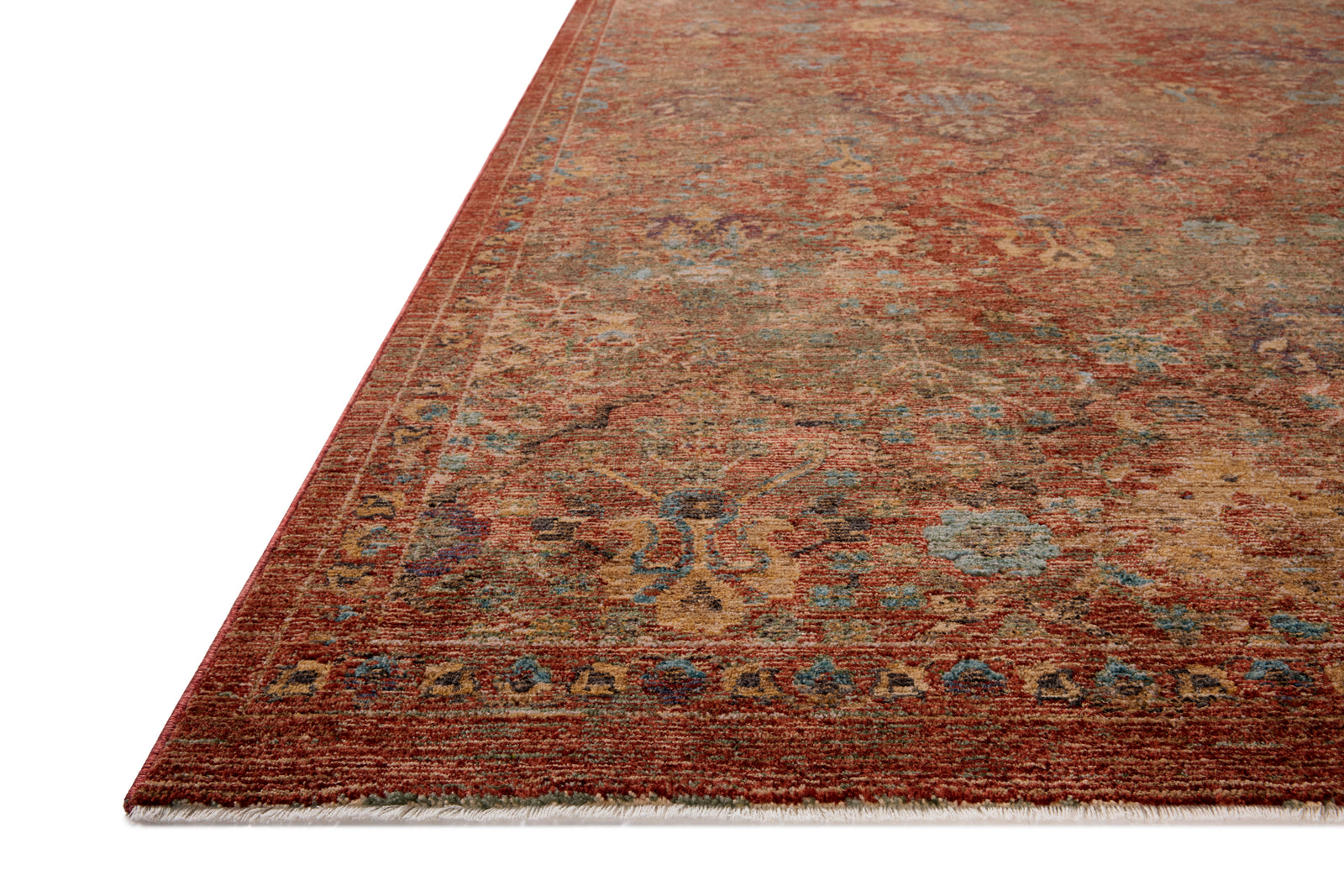 Winchester Rust / Multi — a Loloi rug at Laurie Yapp Home.