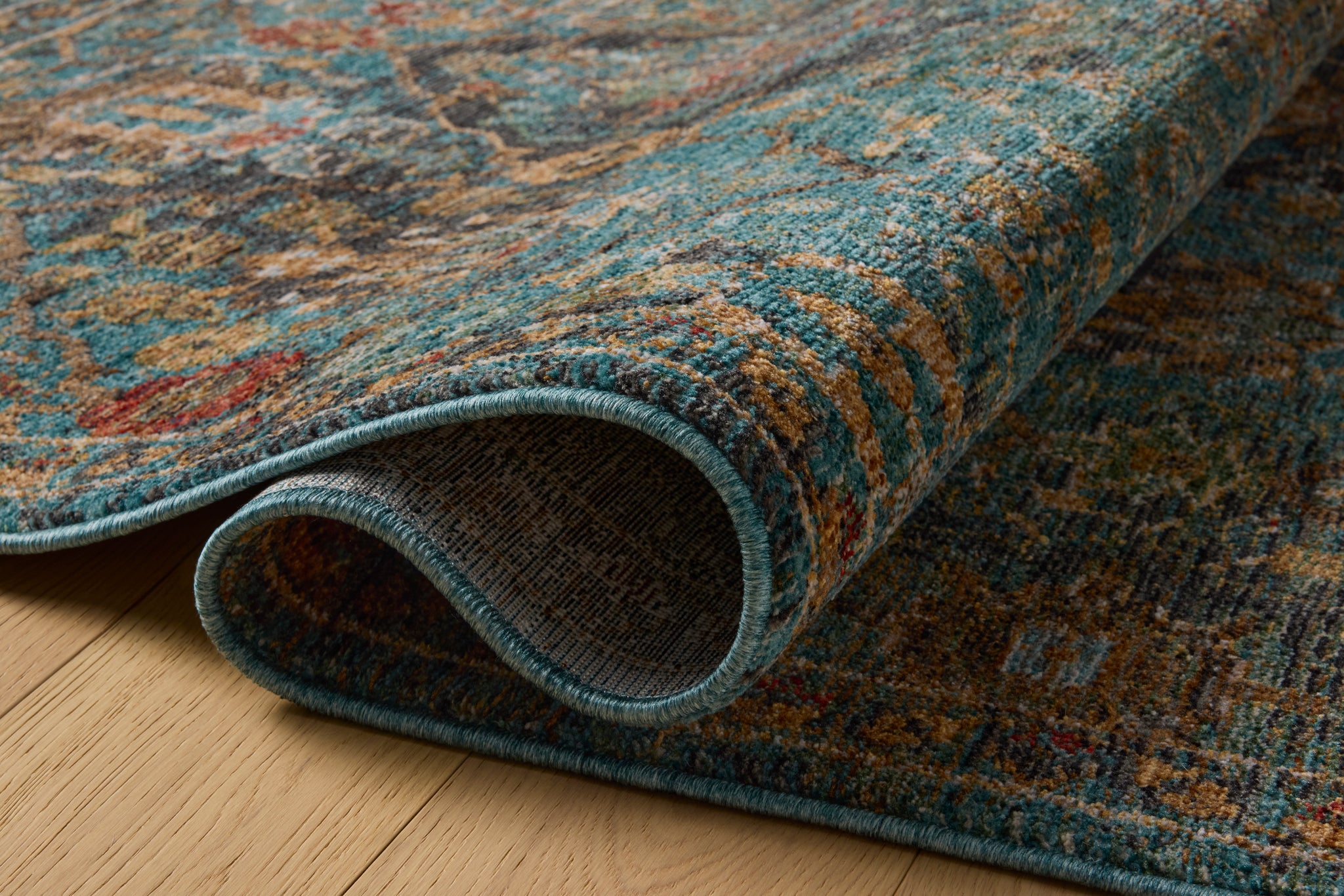Winchester Blue shown from a different angle to reveal its pattern.
