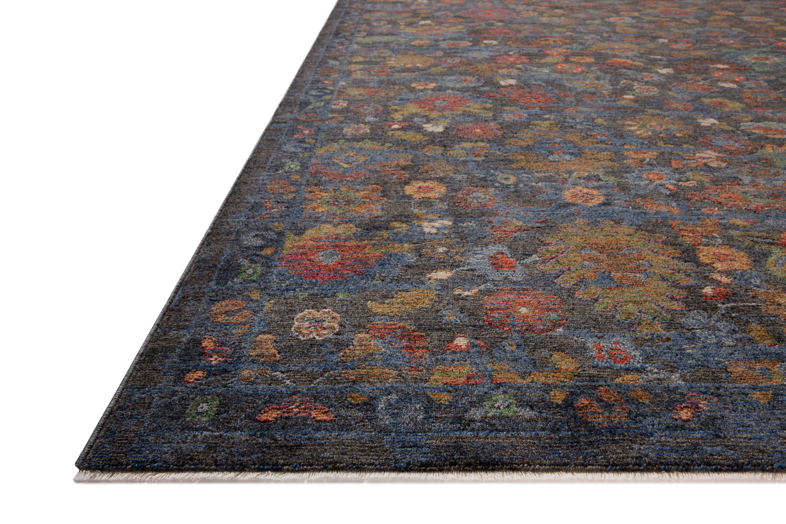 Winchester Sapphire / Multi — a Loloi rug at Laurie Yapp Home.