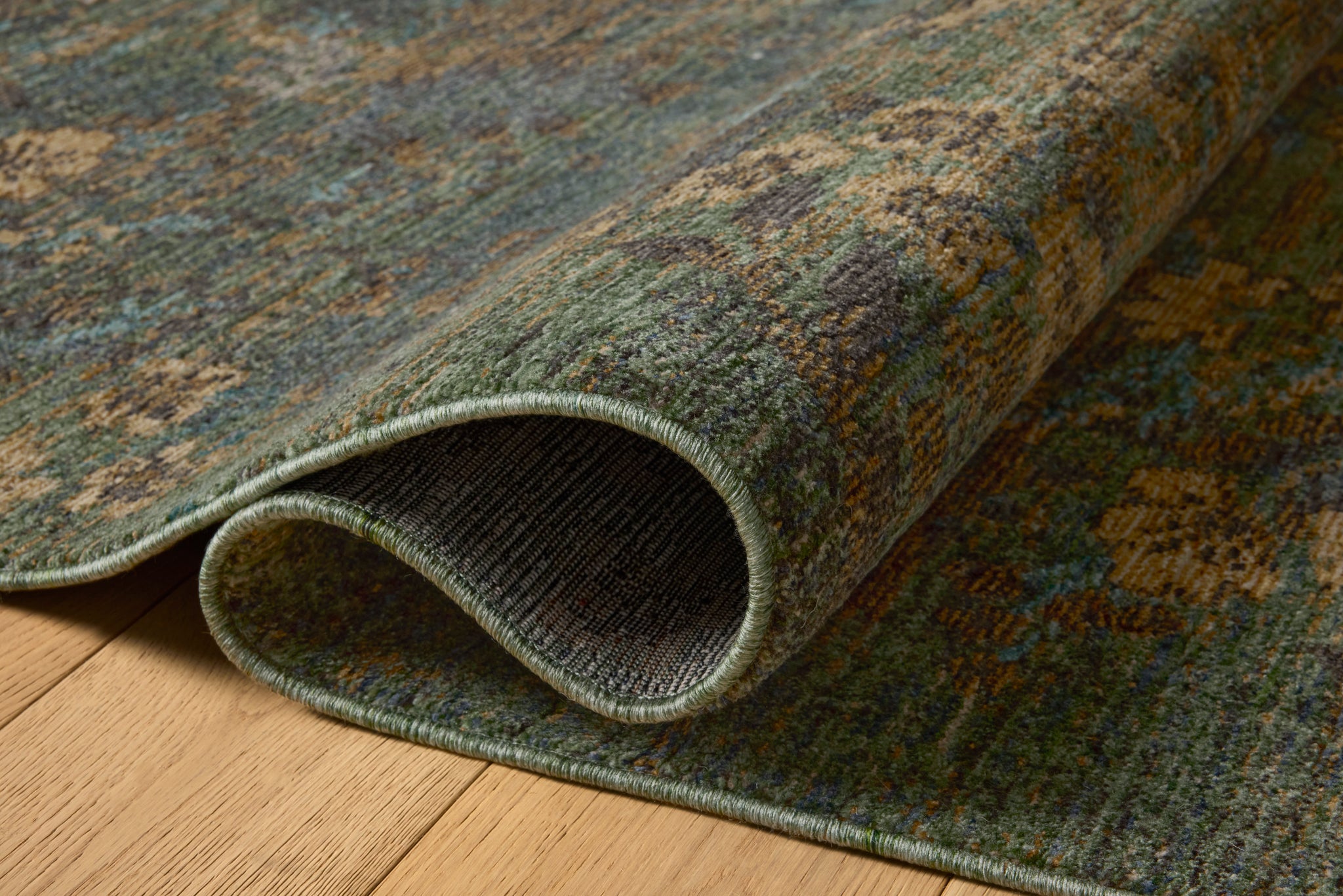 Winchester Seafoam Green / Teal shown from a different angle to reveal its pattern.