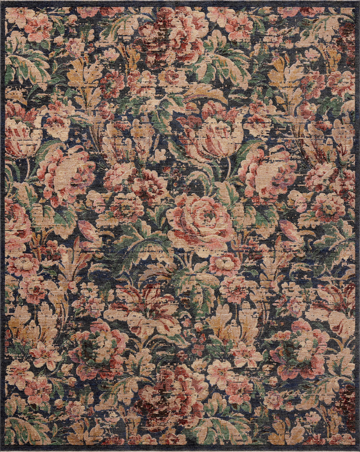 Winchester Midnight / Blush — a Loloi rug at Laurie Yapp Home.