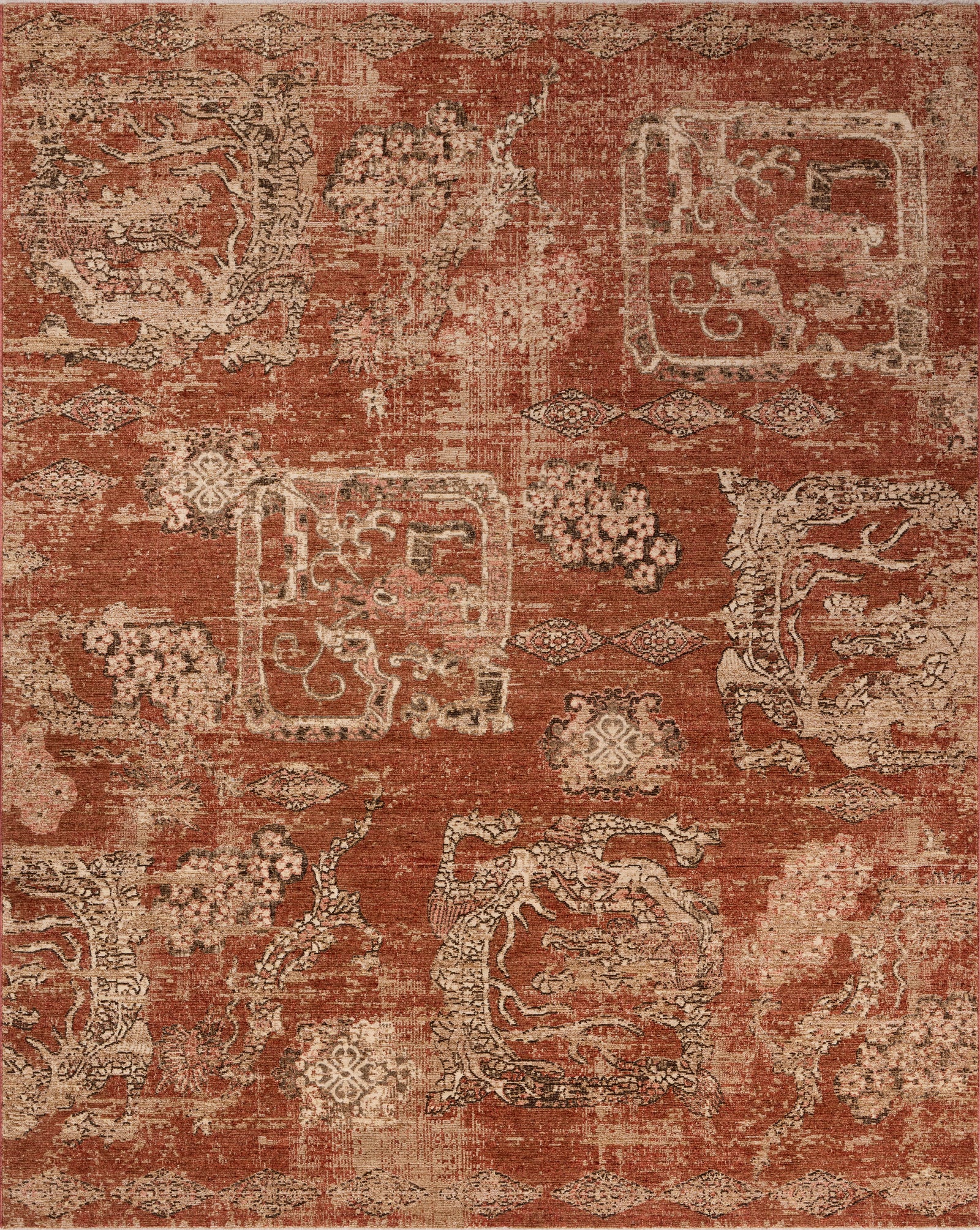 Winchester Brick / Beige — a Loloi rug at Laurie Yapp Home.