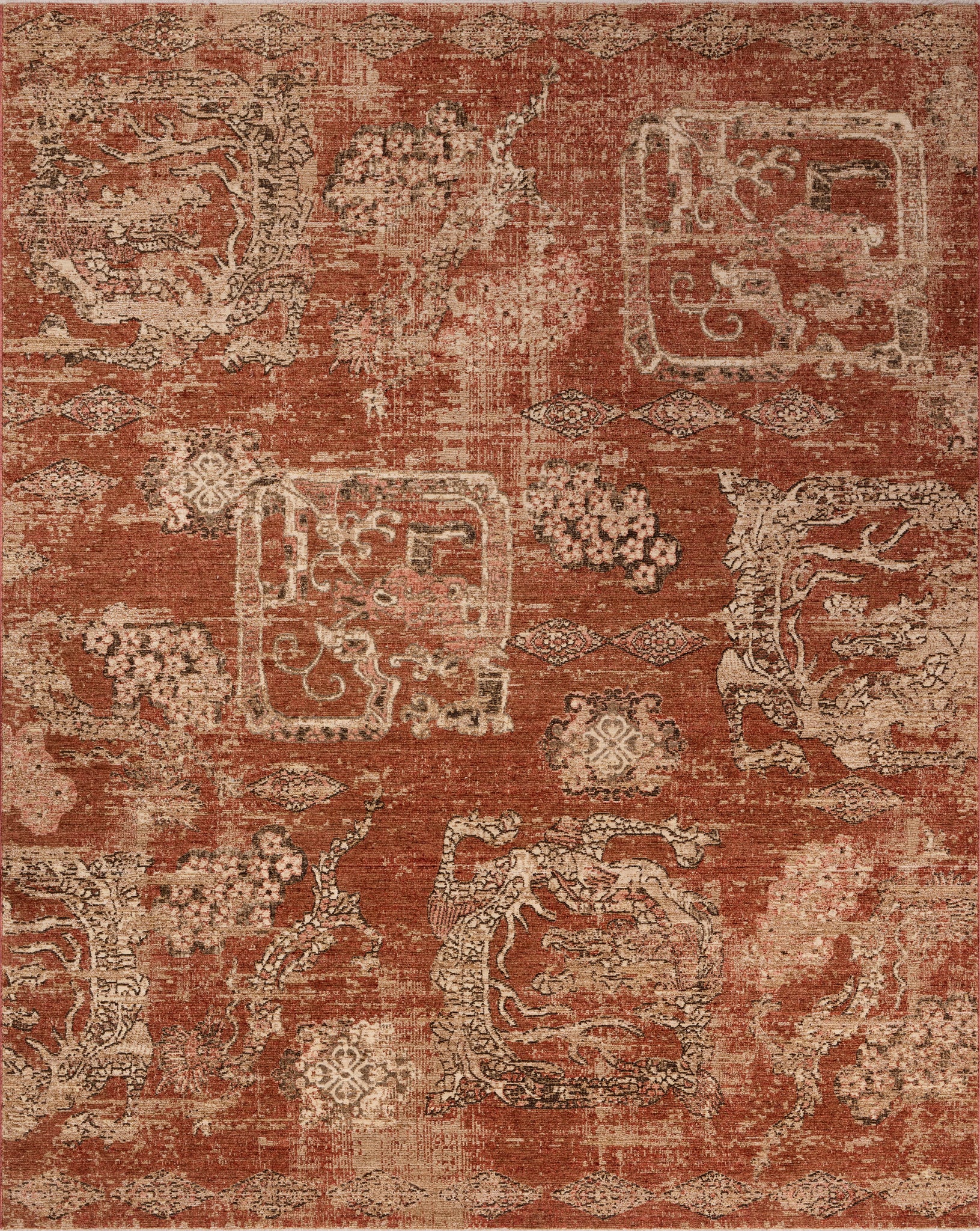 Winchester Brick / Beige — a Loloi rug at Laurie Yapp Home.
