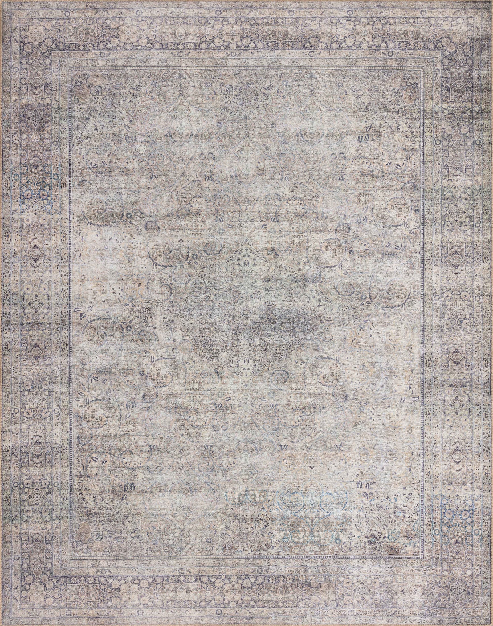 Wynter Silver / Charcoal — a Loloi rug at Laurie Yapp Home.