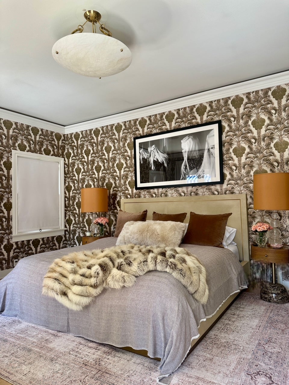 Yadira Semi Flush 26" — a Corbett semi flush for hallways, bedrooms, and entryways at Laurie Yapp Home.