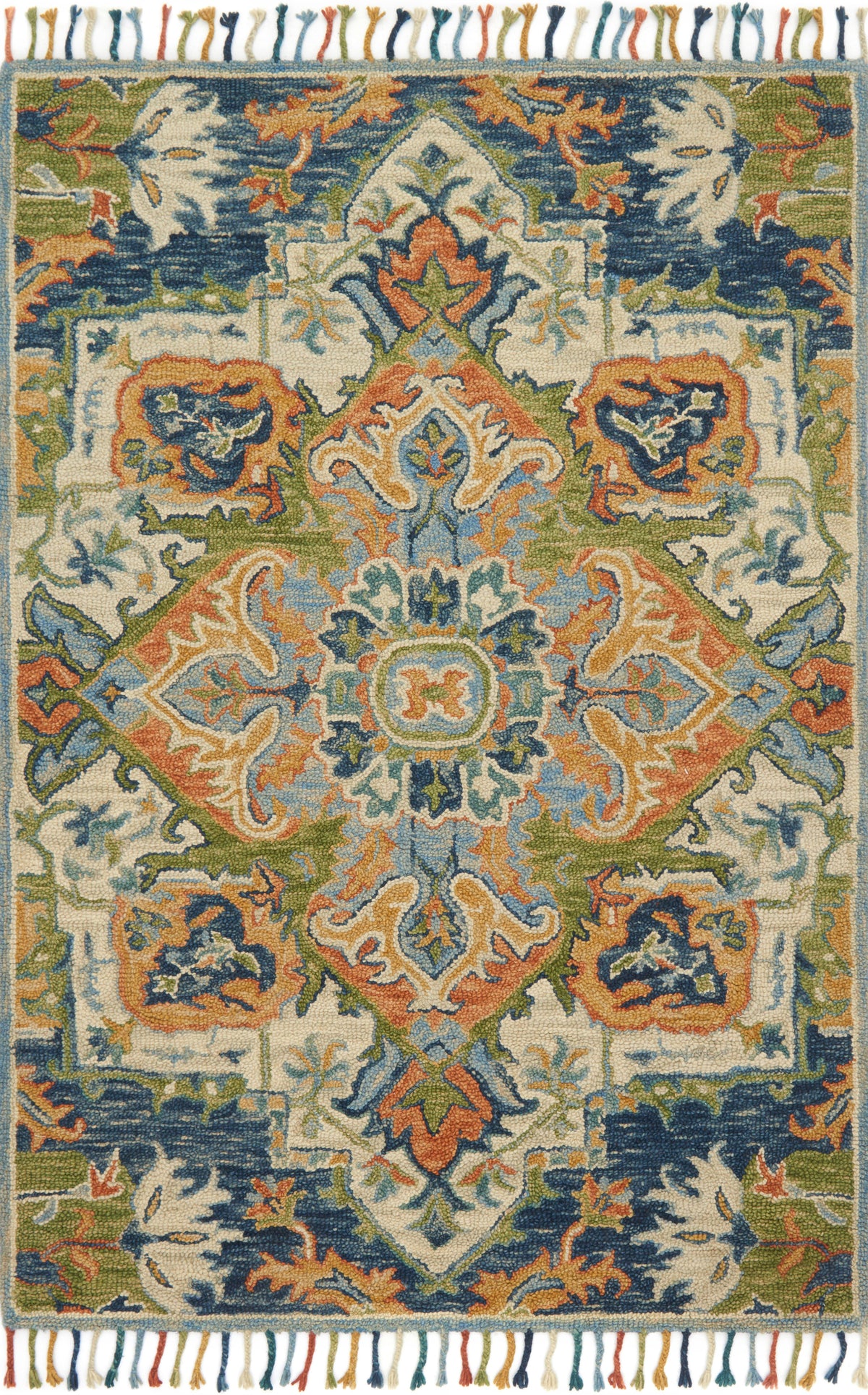 Zharah Blue / Multi — a Loloi rug at Laurie Yapp Home.