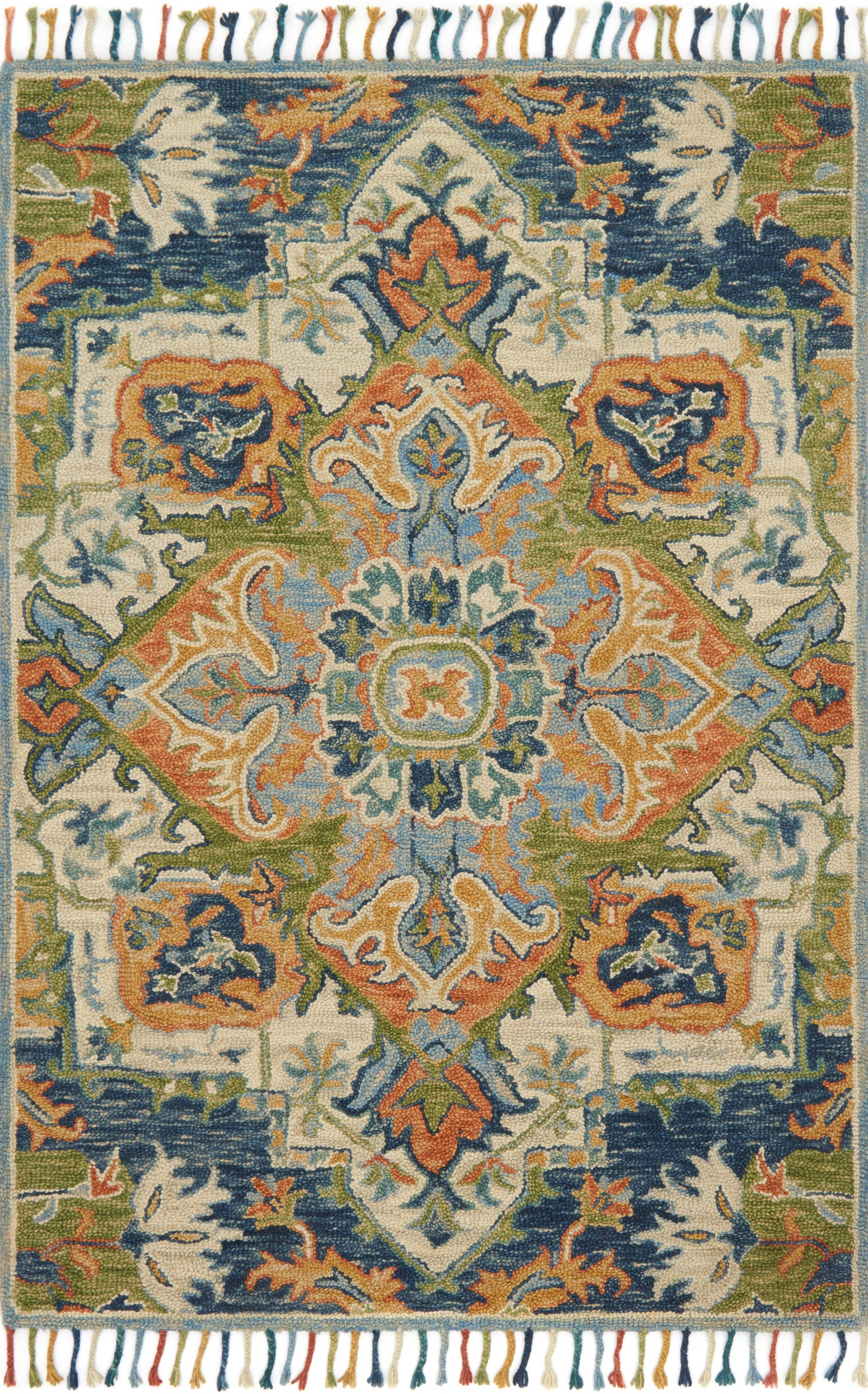 Zharah Blue / Multi — a Loloi rug at Laurie Yapp Home.