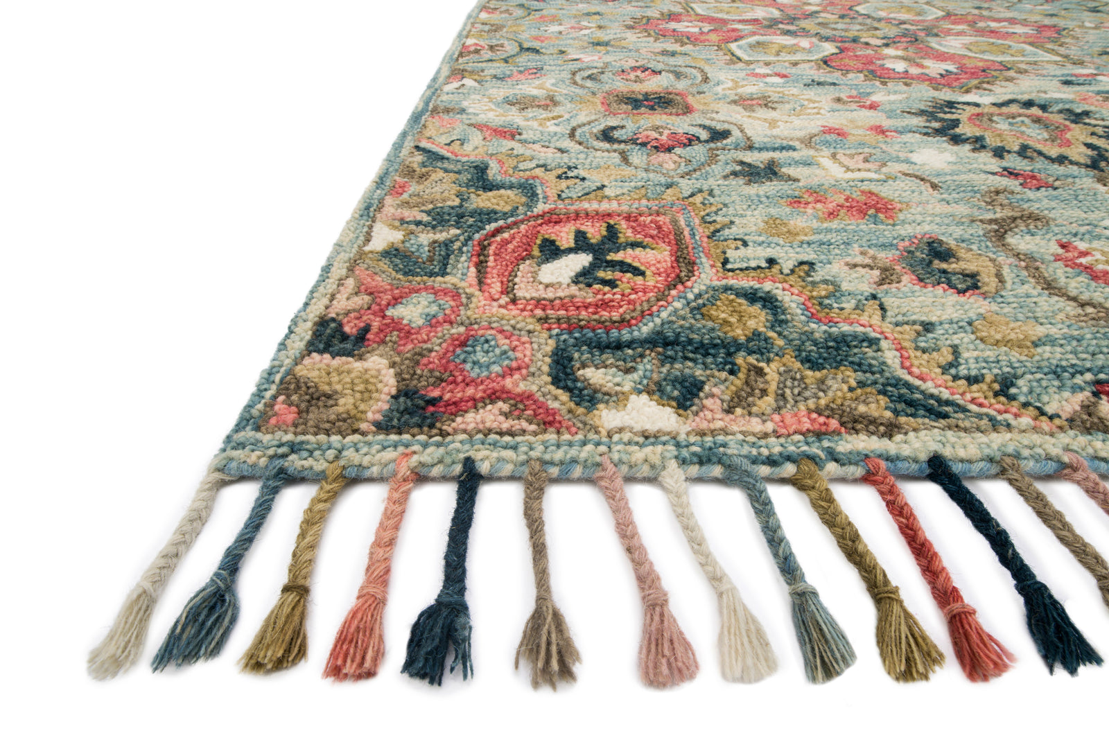 Zharah Light Blue / Multi — a Loloi rug at Laurie Yapp Home.
