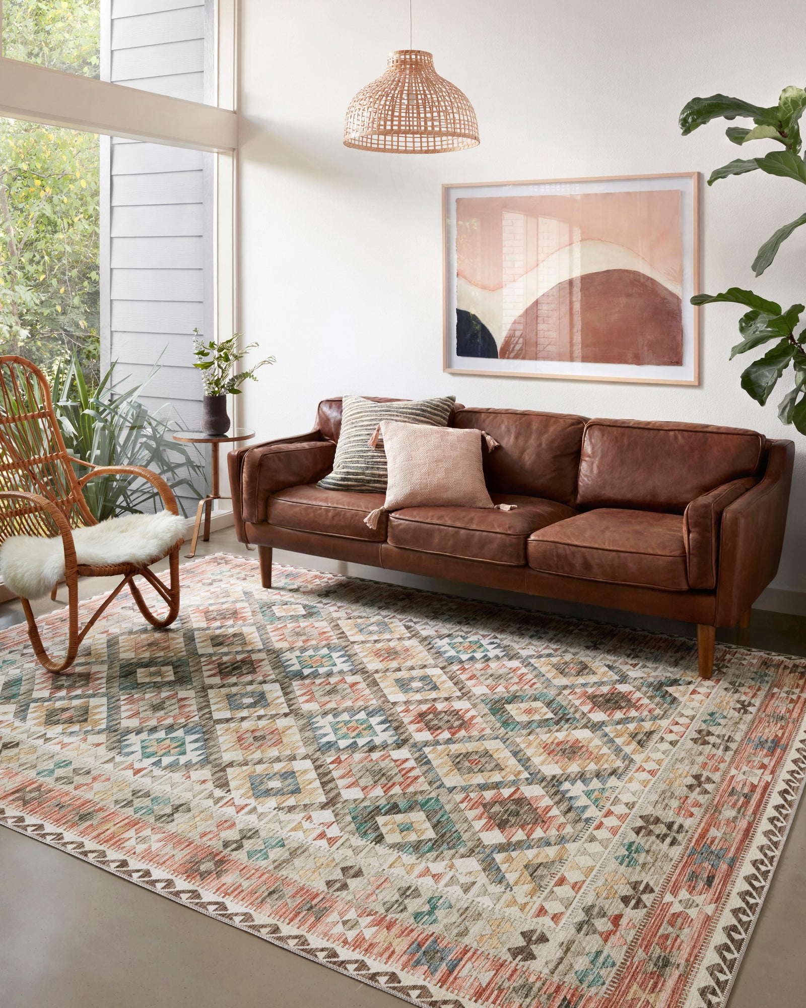 Zion Ivory / Multi — a Loloi rug at Laurie Yapp Home.
