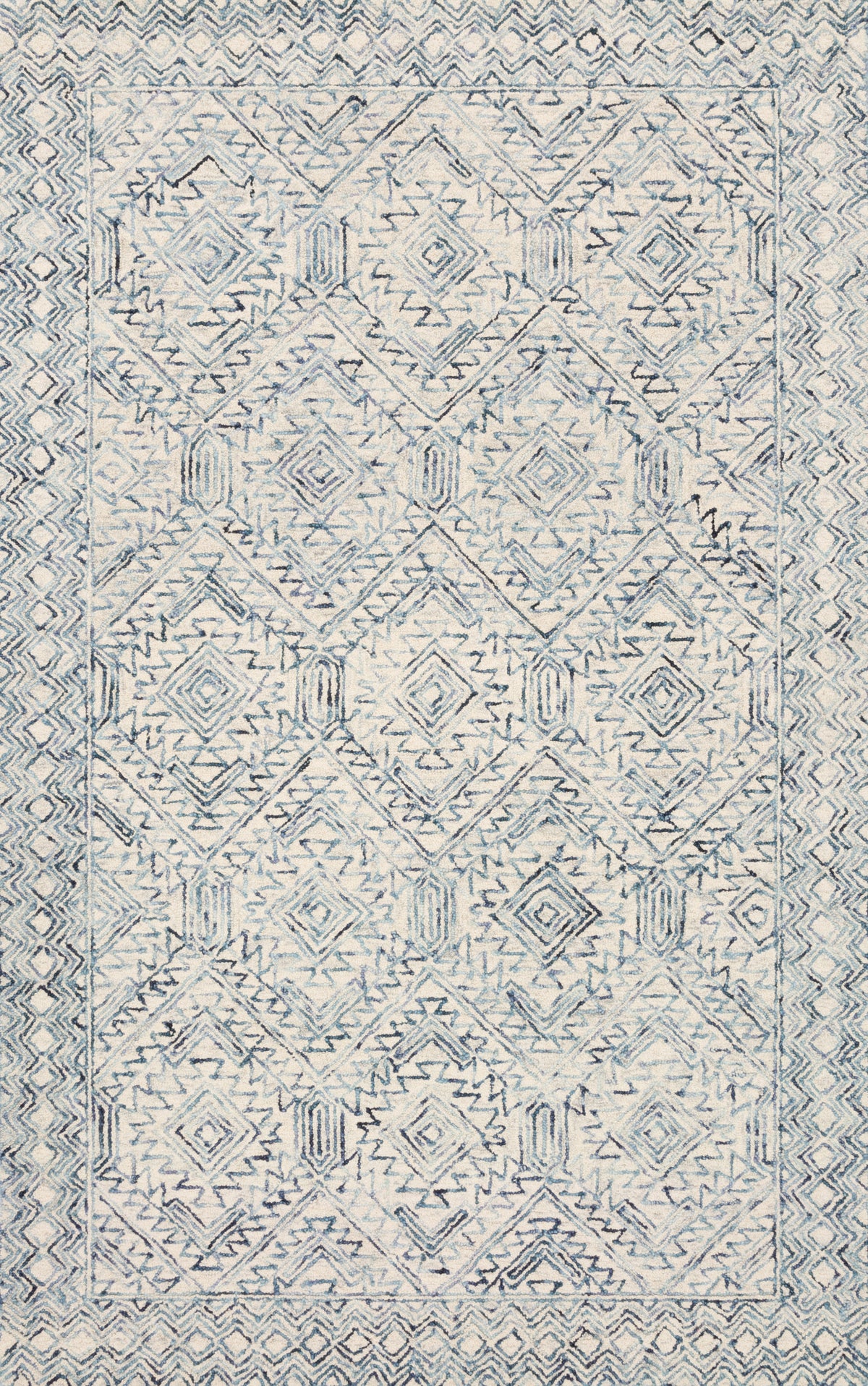 Ziva Bluestone — a Loloi rug at Laurie Yapp Home.