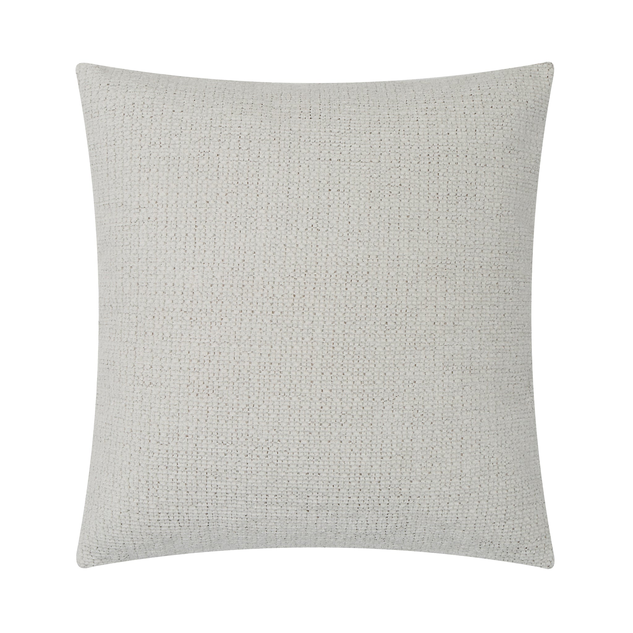 Bolero indoor pillow in light gray with textured fabric surface.