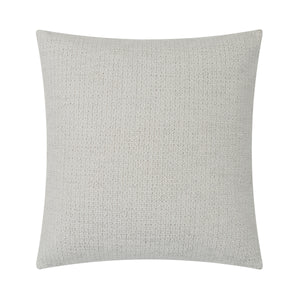 Bolero indoor pillow in light gray with textured fabric surface.