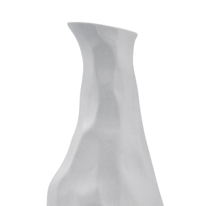Blouin Vase by Renwil, close-up view showing the textured surface and white color