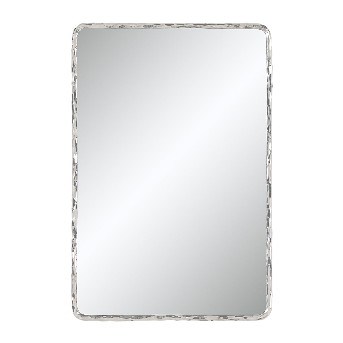 Pollonia mirror by Renwil with a sleek silver frame and reflective surface