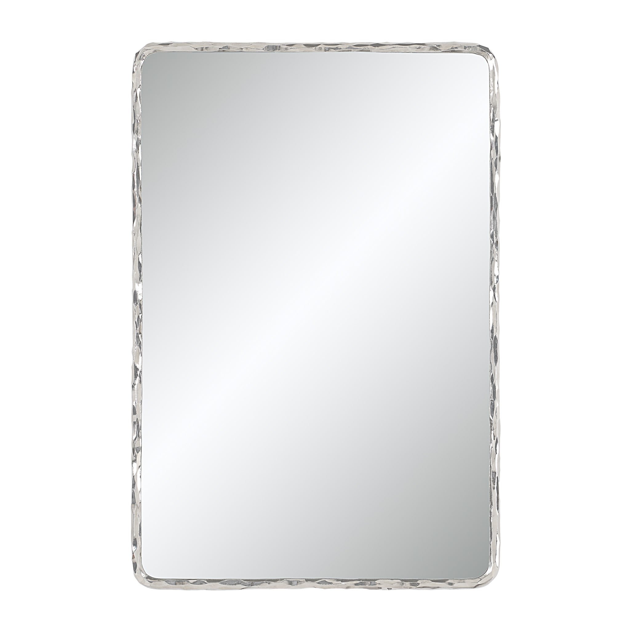 Pollonia mirror by Renwil with a sleek silver frame and reflective surface
