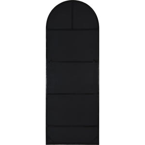 Back view of the Thatcher Full Length Mirror, showing a black backing