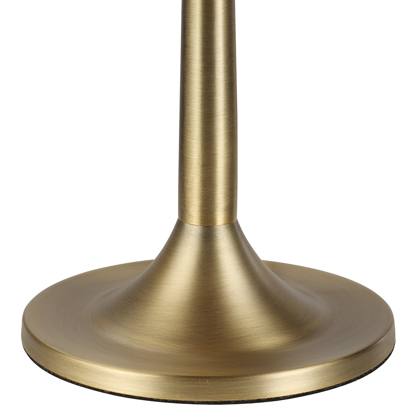 Viana Table Lamp with a woven beige shade and a sleek gold base, featuring pull chains.