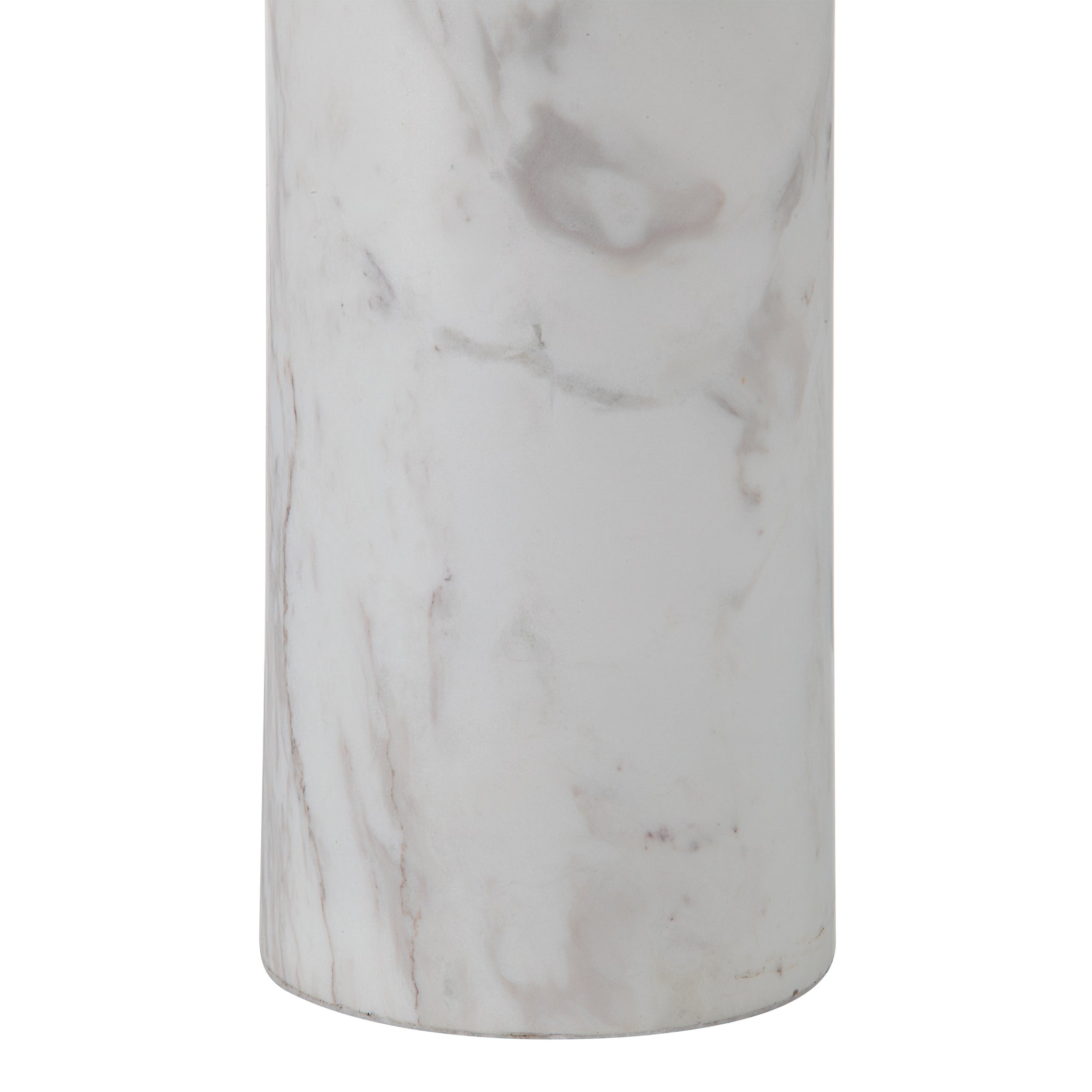 Close-up of Beausoleil Table Lamp's marble base with subtle veining