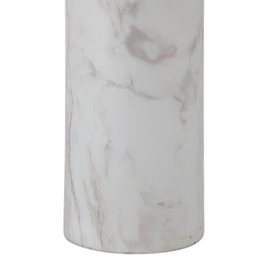 Close-up of Beausoleil Table Lamp's marble base with subtle veining