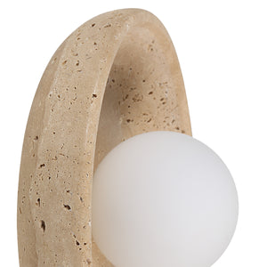 Myrtos shown from the front to reveal the arm curve and shade silhouette.