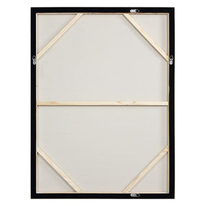 Nala Canvas Art back view displaying the wooden frame and canvas structure.