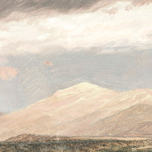 detail view of Hudson River School – Catskills at Sunset C. 1870 luxury Artwork